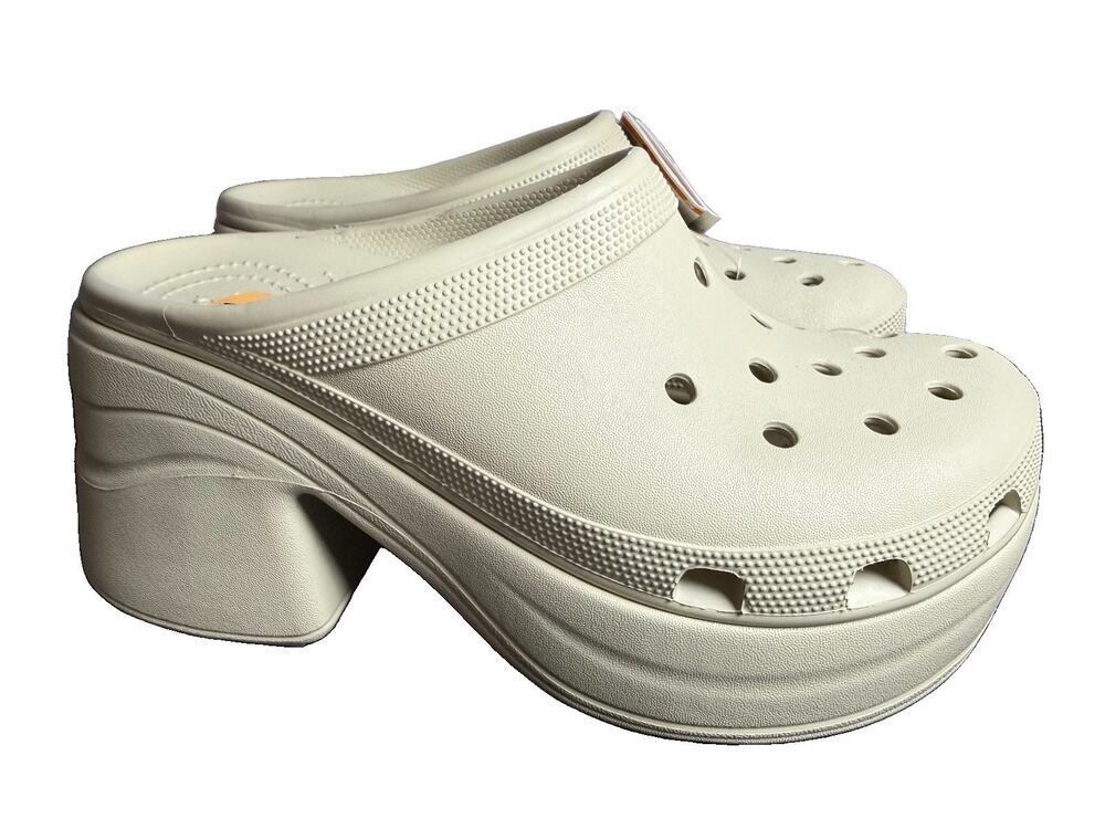 Crocs Siren Clog Bone Color way Men’s Size 9 Women’s Size 11 NWT